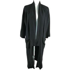 twelfth street by cynthia vincent black Kimono robe sz S